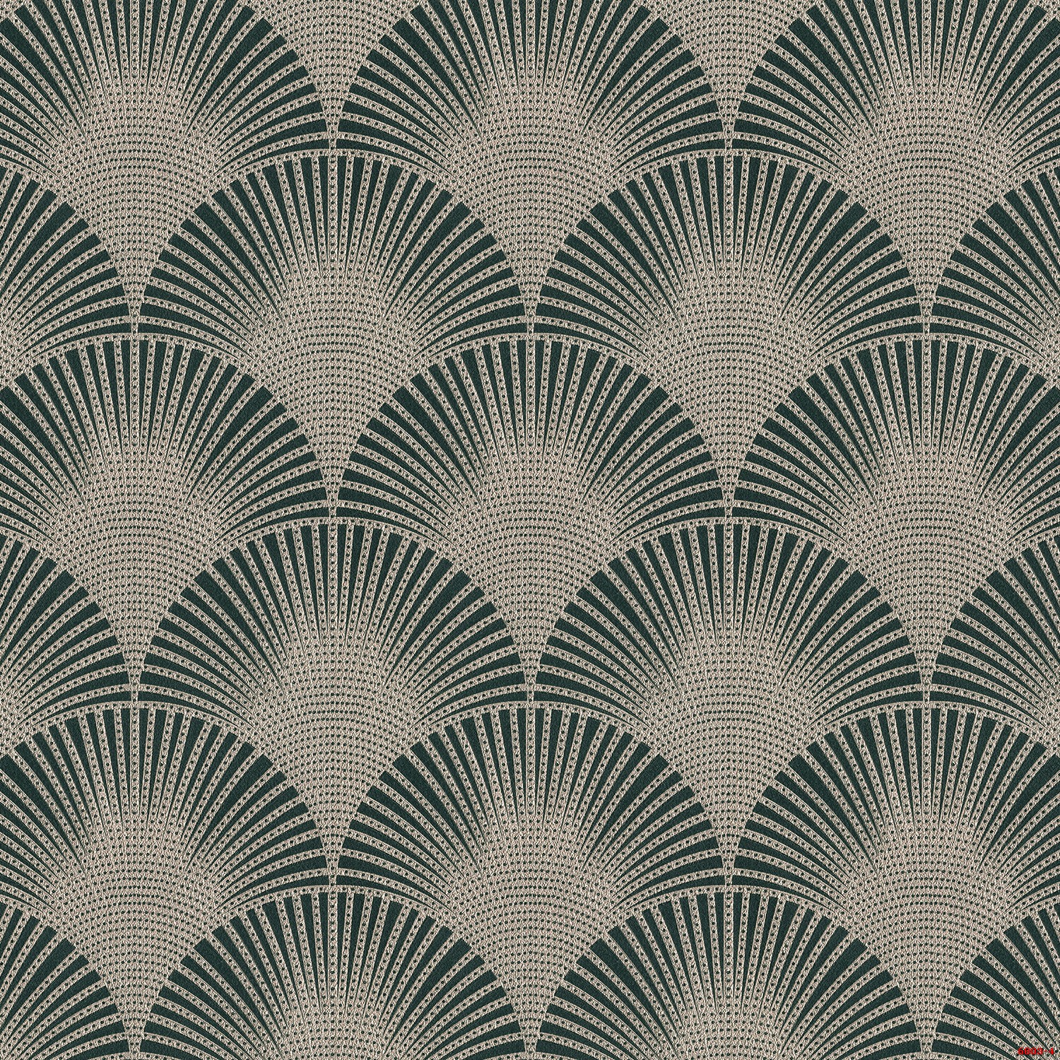 Giấy dán tường hoạt tiết quạt màu xanh Albany 6803-4